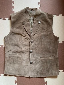 Herren Weste - Trachten Landhausmode Velourleder Gr. 52 - Bild 1 von 6