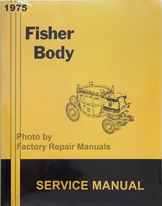 1975 Buick Cadillac Chevy Olds Pontiac Body Service Manual Shop Repair Reprint - Picture 1 of 2