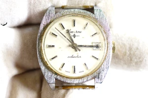 Lucerne Swiss Calendar Men's Wristwatch Pin Lever Basis Watch Co Parts / Restore - Picture 1 of 7
