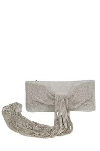 Cult Gaia Damen Tasche Silber Clutch Minitasche Bag Klein - Bild 1 von 6