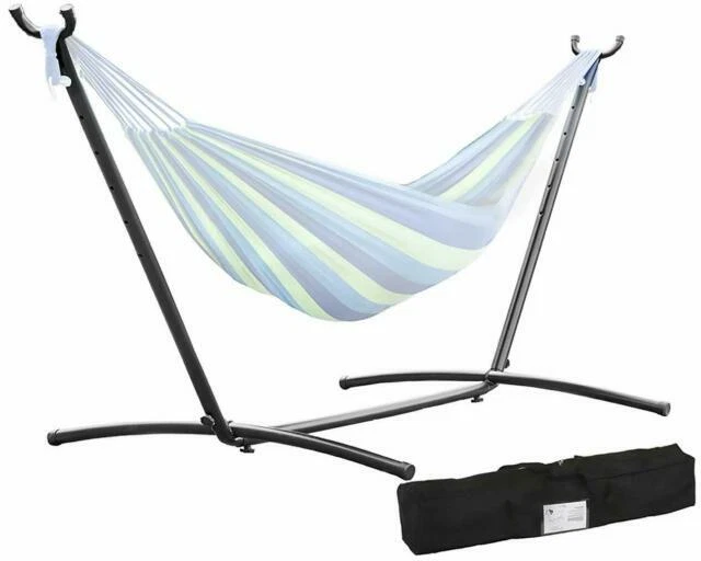 FDW HK-SD28 9ft Hammock Stand Outdoor Patio Portable with Carry Case