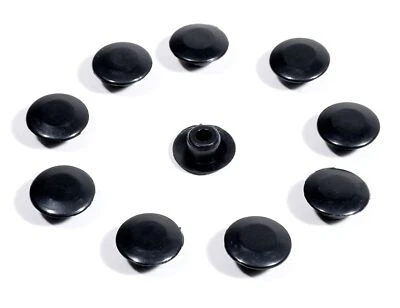 Copriviti copri viti nero 1/4" viti a brugola riser per manubrio Harley Davidson - Immagine 1 di 4