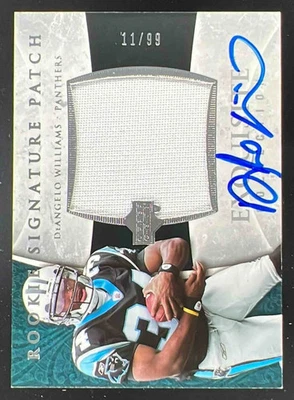2006 Exquisite Collection #103 DeAngelo Williams Autograph RC Auto /99 - Image 1 of 2