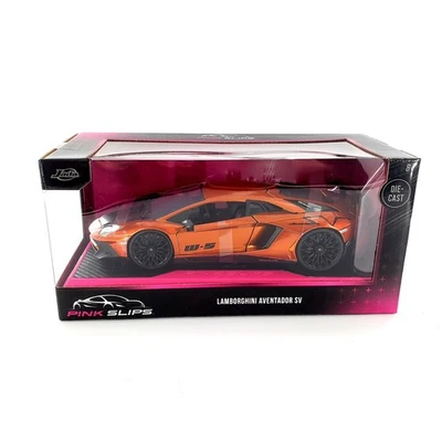 Jada Pink Slips Lamborghini Aventador SV 1/24 Die-cast Naranja Nuevo Sellado Foto 1 de 4