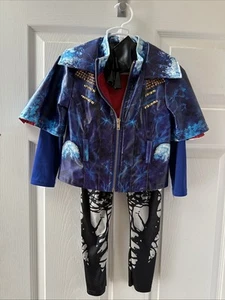 Disney Store Descendants Evie Costume Faux Leather Jacket & Bottoms Size 4 - Picture 1 of 5