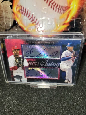 2006 Topps Co-Signers Ervin Santana Francisco Liriano Auto Autograph #CS-74 Foto 1 de 2