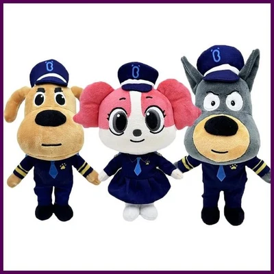 Juguete de peluche suave para perro labrador peluche muñeca de seguridad con temática de sheriff Foto 1 de 4
