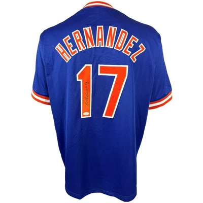 Keith Hernandez autographed signed jersey MLB New York Mets JSA COA - Image 1 of 3