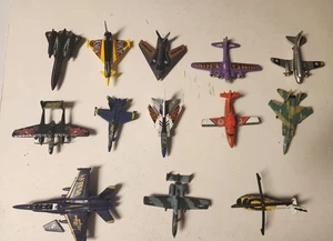 Large Lot Of 13 Planes, Jets And 1 Helicopter - Picture 1 of 14