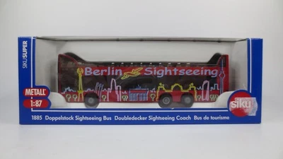 Siku 1885 Doppeldecker "Berlin Sightseeing" Bus 1:87 Neuwertig & OVP CH23603 - Bild 1 von 2