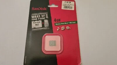 Sandisk 4GB M2 Memory Stick Micro Card - Image 1 of 2