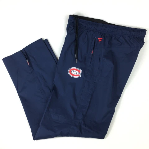 Fanatics Montreal Canadiens NHL Hockey Pro Rink Warm-Up Pants Navy Men’s Sz S Cover