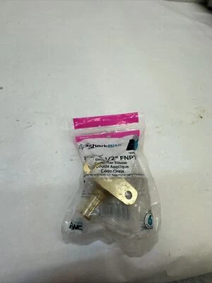 Sharkbite 1/2-in Dia Brass PEX Drop-Ear Elbow Crimp Fitting - Image 1 of 3