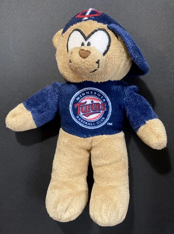 Minnesota Twins Plush Bear MLB Mascot Plush Teddy Bear 9” Smoke Free Home Cover