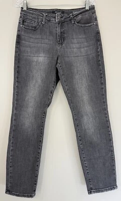 Jeans Judy Blue Boyfriend Fit para mujer 7/28 desteñidos negros elásticos Foto 1 de 4