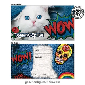 Gutscheinkarten "Standard" für Mode Fashion Bekleidung Boutiquen Patches FA1261 - Bild 1 von 1