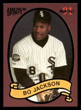 Bo Jackson 1991 American Sports Monthly Card #27 Chicago White Sox