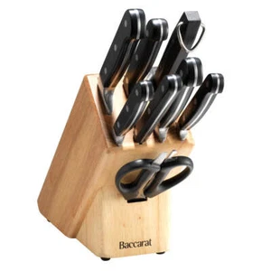 Baccarat Sabre 9 Piece Knife Block 43.5X13.5X22.5cm - Picture 1 of 6