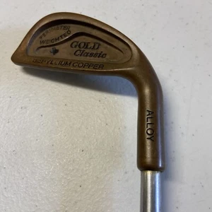 Gold Classics Beryllium Copper irons 1 Iron RH Texas Alloy Weighted Replacement - Picture 1 of 9