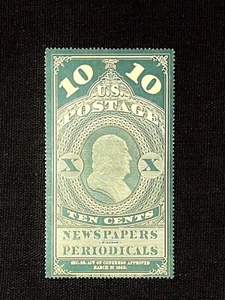US #PR2 VF UNUSED, NO GUM, Newspapers Periodicals, CV= $600 - Picture 1 of 6