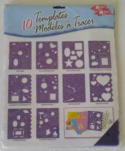 PLANTILLAS DE DISEÑO DE CORTE DE PAPEL DE DISEÑADOR WESTRIM CRAFTS Paquete de 10 Un libro de recortes Nuevo en paquete - Imagen 1 de 3