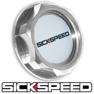 Evo X 08-09 Solo Lucidato Billetta Alluminio Motore Valvola Cover Olio Tappo Wht - Picture 1 of 1