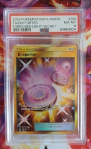 Pokemon Eneporter 142/131 PSA 8 S&M Forbidden Light Full Art Gold 142 PSA 8 - Bild 1 von 2