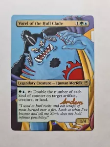 VOREL OF THE HULL CLADE JIMBE ONE PIECE MAGIC ALTERED ART HAND PAINT DEMIAN - Picture 1 of 12