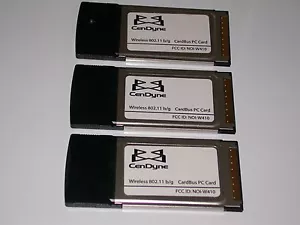 3 PACKs CenDyne 54Mbps Wireless-G Cardbus PCMCIA Adapter with Realtek Chip Set - Picture 1 of 1
