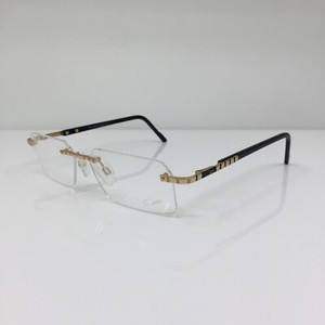 Vintage Cazal 798 RimlessEyeglasses - NOS - M. 798 Col. 302 Black & Gold Germany