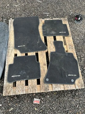 Mercedes W212 09-16 AMG Black Floor Mats - Image 1 of 4