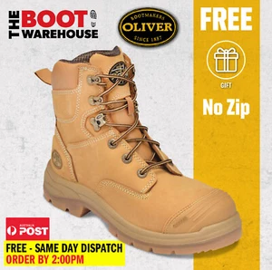 Oliver Work Boots 55332, 150mm (6"), Steel Cap Safety. Lace-Up (No Zip). NEW! - Imagen 1 de 8