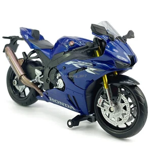 1/12 Honda CBR 1000RR-R Fireblade Moto Modelo Die Cast Niños Juguete Azul - Imagen 1 de 9