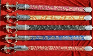 ESPADA VAINA BROCADO ACERO DAMASCO, ENVÍO A TODO EL MUNDO, hoja de acero Damasco - Imagen 1 de 7