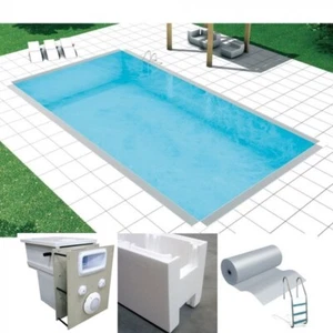 Easy kit design, kit piscina fai da te 4 x 8 x h 1.50, skimmer - Foto 1 di 9