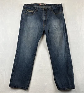 VTG Attitude Jeans Mens 44x33 Straight Hip Hop Streetwear 98550 Fits 41x30 - Picture 1 of 9