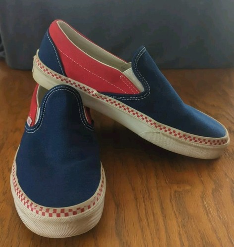 Scarpe sneakers casual Vans unisex classiche 721356 rosse taglia M 7 W 8 5