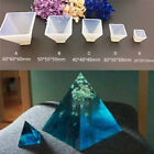 Pyramid Silicone Mould Diy Resin Decorative Mold Craft Jewelry Making Mold Whit!