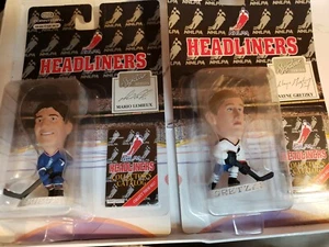Cabezas de cartel de la NHL Lemieux y Gretzky/Pingüinos/Reyes/Salón de la Fama/Leyendas/NUEVAS EN CAJA - Imagen 1 de 2