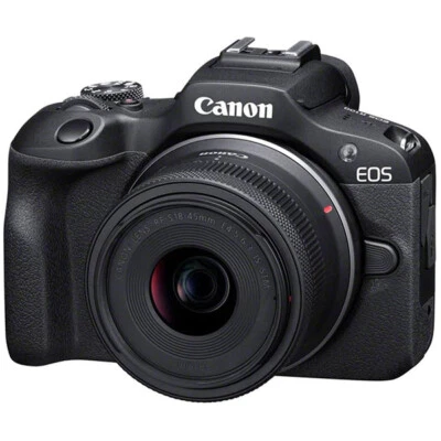 Canon EOS R100 + RF-S 18-45MM F4,5-6,3 IS STM Garanzia Ufficiale Canon - Immagine 1 di 4