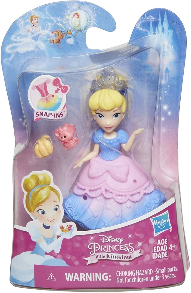 Hasbro 2017 Disney Princess Little Kingdom Cinderella With Snap-ins