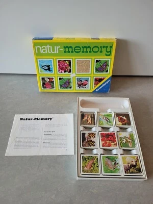 Ravensburger: 1974 natur-memory komplett mit Anleitung ohne Streifen - Bild 1 von 4