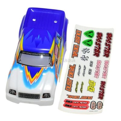 Haiboxing Part 16310 Truck Body Blue Color +Decals for HBX 1/16 RC Truck 16883 - Image 1 of 4