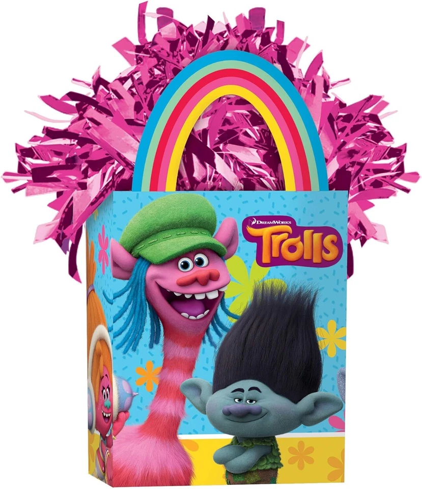 Trolls World Tour Película Dibujos Animados Niños Fiesta de Cumpleaños Decoración Globo Peso Foto 1 de 1