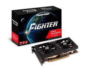 PowerColor Graphics Card Radeon RX 6600 8GB Fighter
