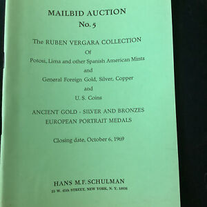 Ruben Vergara Potosi Lima Spanish American Hans Schulman Auction Catalog 1969