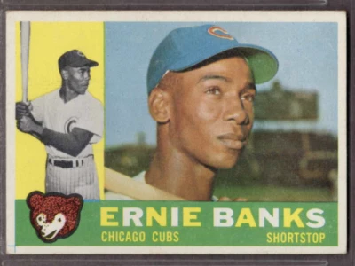 1960 Topps Set-Break #10 Ernie Banks en muy buen estado-en muy buen estado *Jaysace* Foto 1 de 2