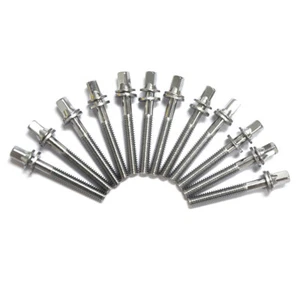 12 varillas de tensión de tambor 35 mm (1,4") cromadas con arandelas diámetro 7/32" - Imagen 1 de 4