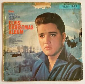 Elvis Presley LP Elvis Christmas Album (Black Label) (RCA, South Africa)