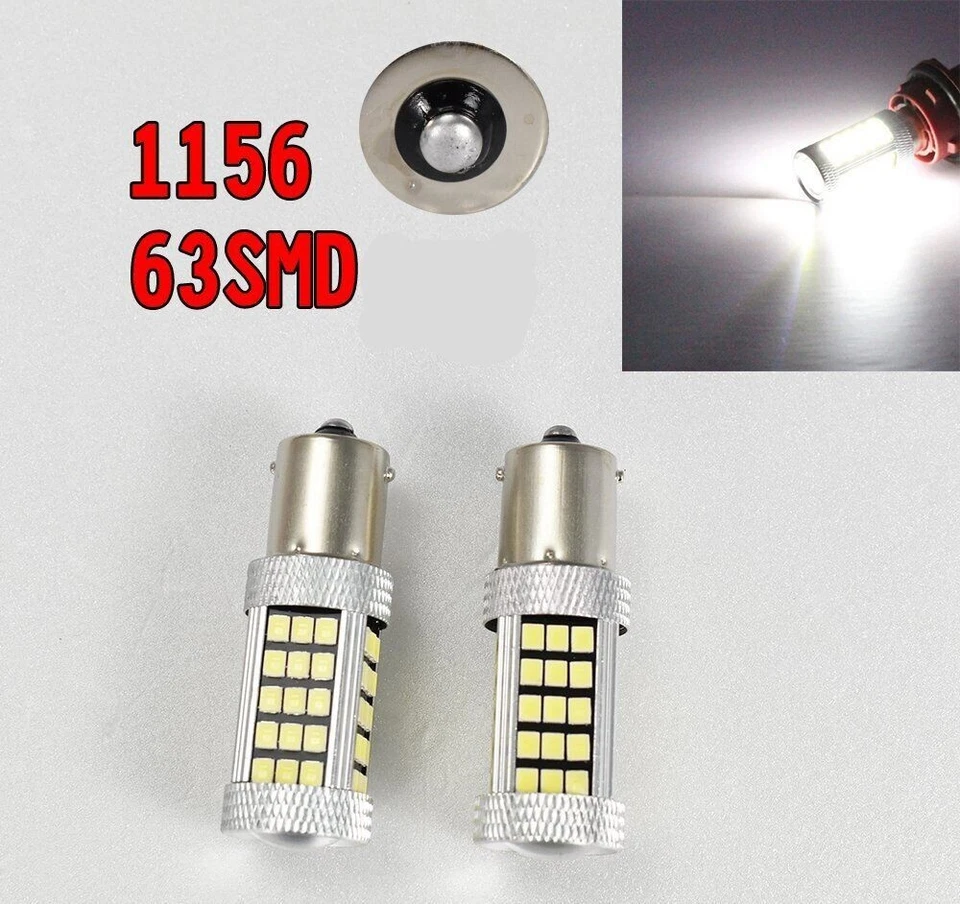 1156 P21W 3497 7506 63 LED Proyector Blanco Bombilla Señal Trasera B1 Se Adapta a Hyundai B Foto 1 de 1